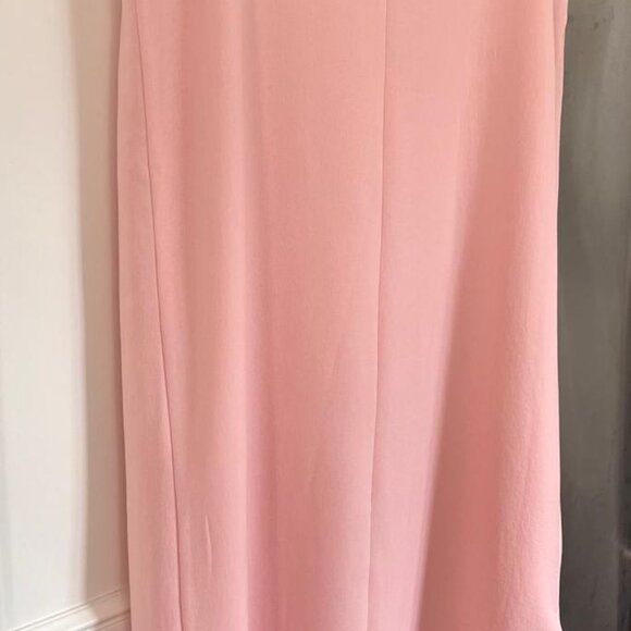 LULULEMON Pink V-neck side slit midi dress lined size 4 quick dry NWOT - Picture 10 of 11